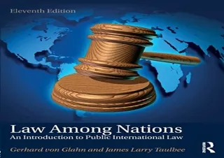 [PDF] Law Among Nations: An Introduction to Public International Law Free