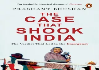 (PDF) The Case that Shook India: The Verdict That Led to the Emergency Full