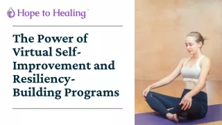 Join Self Improvement Programs For Personal Growth | H2Healing
