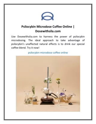 psilocybin microdose coffee online dosewithsila