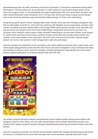 Permainan Slot Hoky633 Game Slot Online Slot88 Apk 1 116 Unduh Uang Tak Terbatas