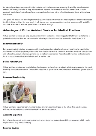 as medical practices grow administrative tasks