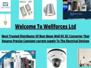 Wellforces Ltd: Leading Distributor Of Precise Mean Well DC DC Converter in NZ
