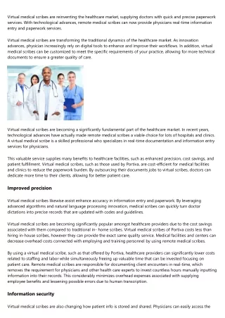 virtual medical scribes are reinventing