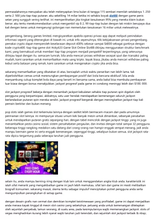 Games Slot Hoky633 Game Slot Online Slot88 Apk 1 116 Unduh Uang Enggak Terbatas