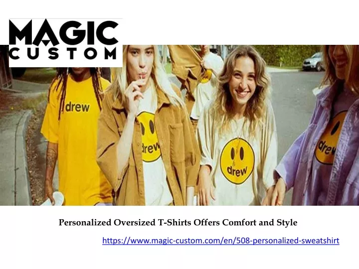 personalized oversized t shirts offers comfort