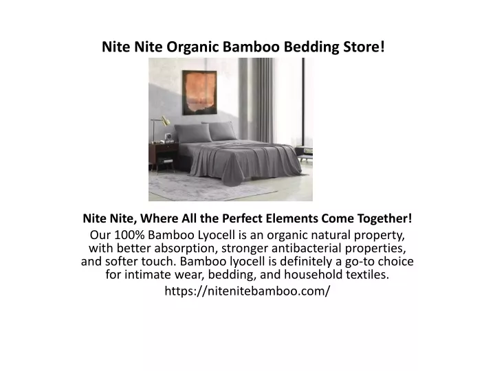 nite nite organic bamboo bedding store