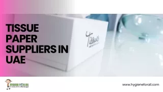 tissue paper suppliers in UAE