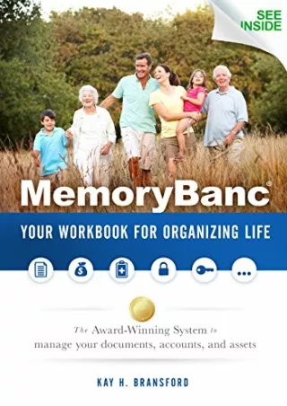 Epub MemoryBanc: Your Workbook For Organizing Life