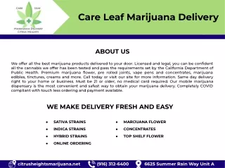 Care Leaf Marijuana Delivery