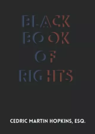 Read PDF  Black Book of Rights: In Furtherance of the Civil Rights Movement
