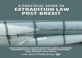 Download A Practical Guide to Extradition Law Post-Brexit Ipad