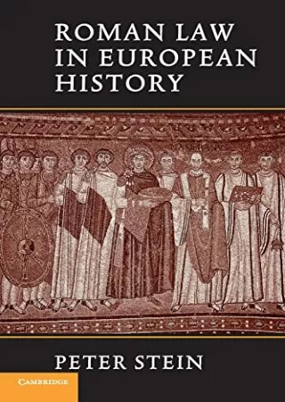 Download [PDF] Roman Law in European History