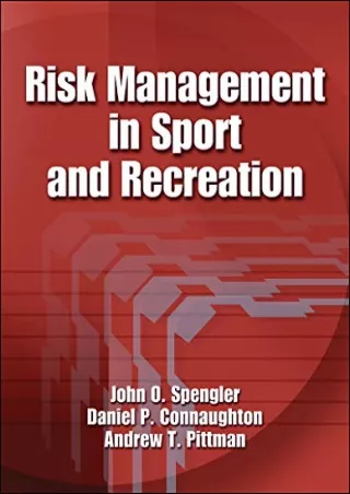 Read online  Risk Management in Sport and Recreation
