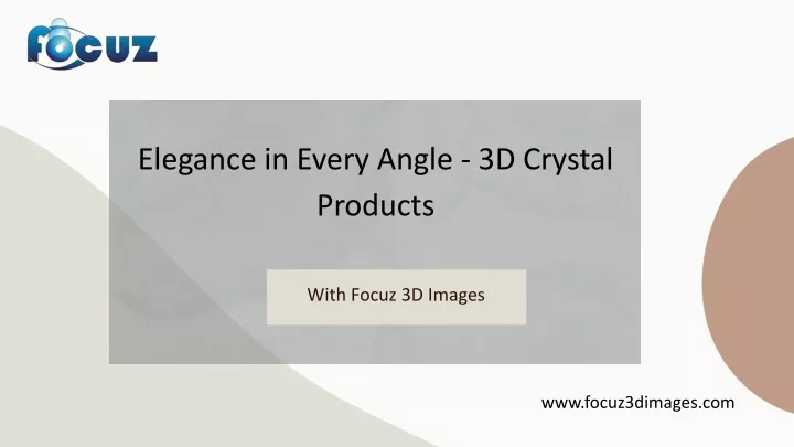 elegance in every angle 3d crystal products