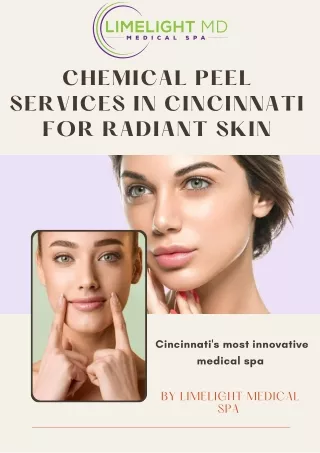Chemical Peel Services in Cincinnati for Radiant Skin