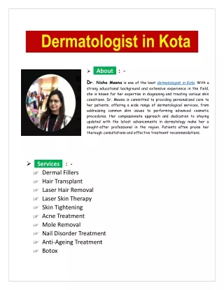 Dermatologist in Kota