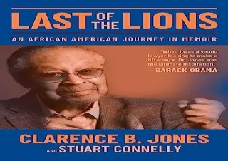 READ EBOOK (PDF) Last of the Lions: An African American Journey in Memoir