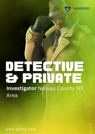 Detective & Private Investigator Nassau County NY Area
