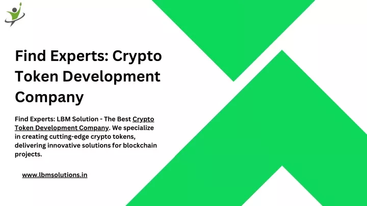 find experts crypto token development company