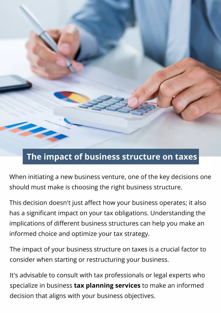 the impact of business structure on taxes