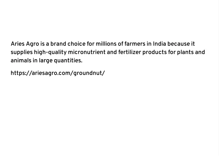 aries agro is a brand choice for millions