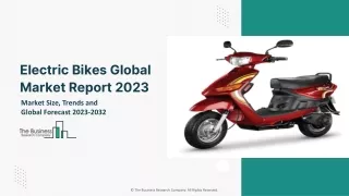 electric bikes global market report 2023