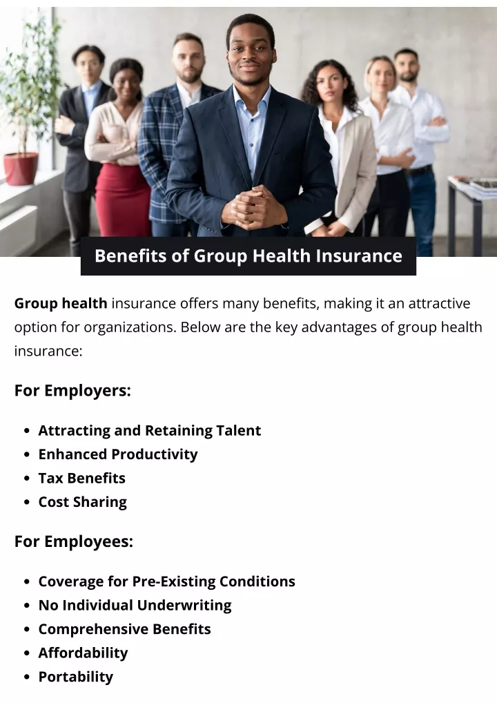 benefits of group health insurance