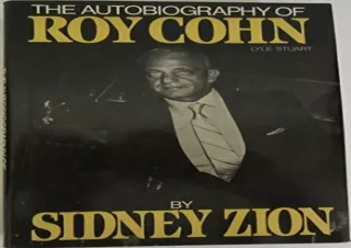 DOWNLOAD [PDF] The Autobiography of Roy Cohn