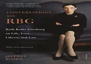 GET (️PDF️) DOWNLOAD Conversations with RBG