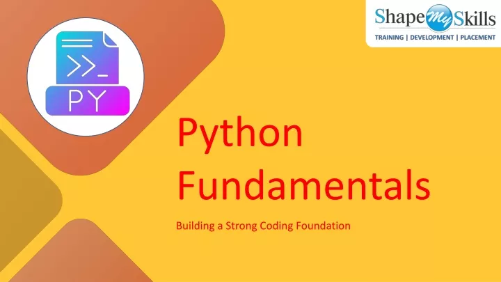 python fundamentals