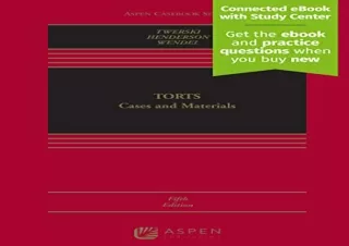 [PDF] Torts: Cases and Materials (Aspen Casebook) Ipad