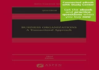 [PDF] Business Organizations: A Transactional Approach [Connected eBook with Stu