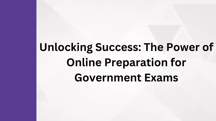 unlocking success the power of online preparation