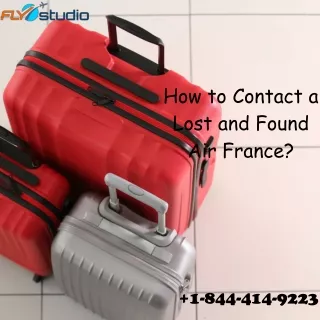 How to Contact a Lost and Found Air France