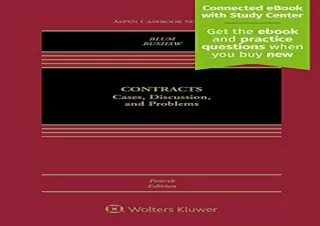 [PDF] Contracts: Cases, Discussion, and Problems [Connected eBook with Study Cen
