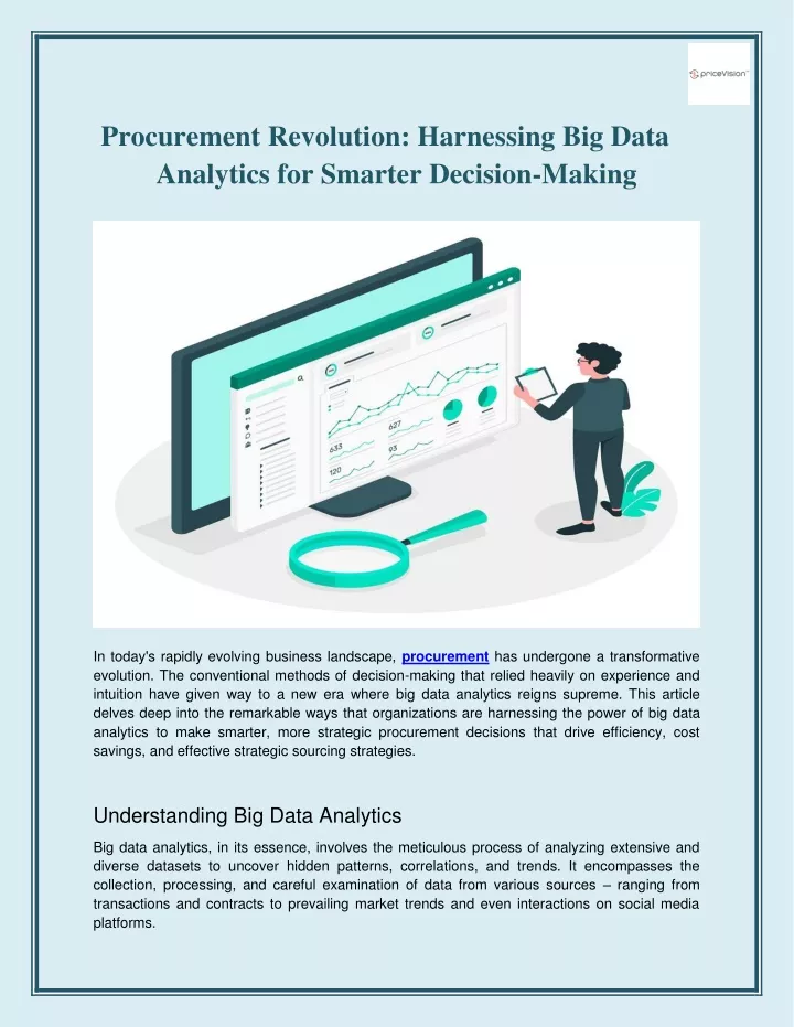 procurement revolution harnessing big data