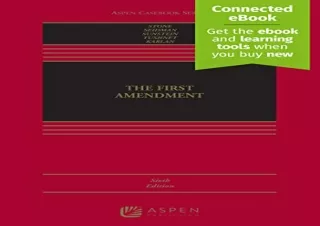 [PDF] First Amendment: [Connected Ebook] (Aspen Casebook) Kindle