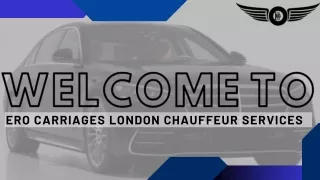 VIP Chauffeur Services in London