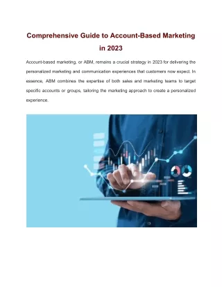 Comprehensive Guide to Account-Based Marketing in 2023