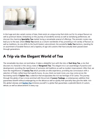Not known Factual Statements About Earl Grey Tea