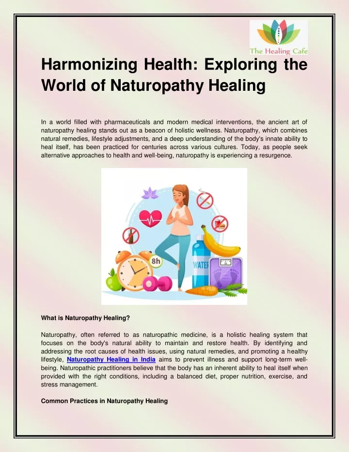 harmonizing health exploring the world