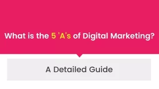 what is the 5 a s of digital marketing