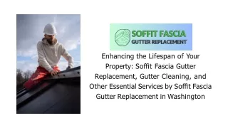 Enhancing the Lifespan of Your Property: Soffit Fascia Gutter Replacement