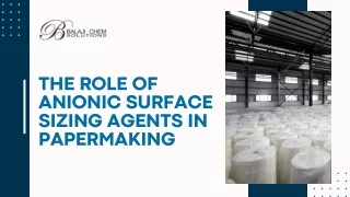 Maximizing Paper Strength With Anionic Surface Sizing Agents