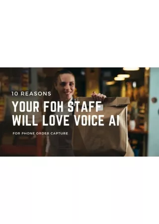 10 Reasons Your FOH Staff Will Love Voice AI for Phone Order Capture - VOICEplug