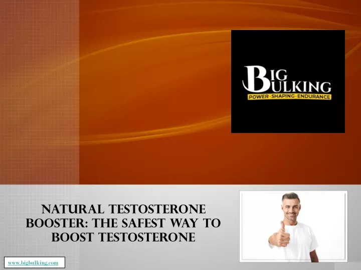 natural testosterone booster the safest