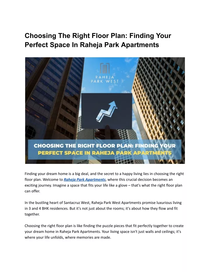 choosing the right floor plan finding your