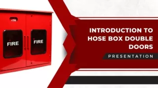 Introduction to Hose Box Double Doors
