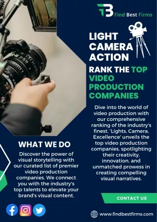 Discover the Pinnacle of Top Video Production Companies of 2023